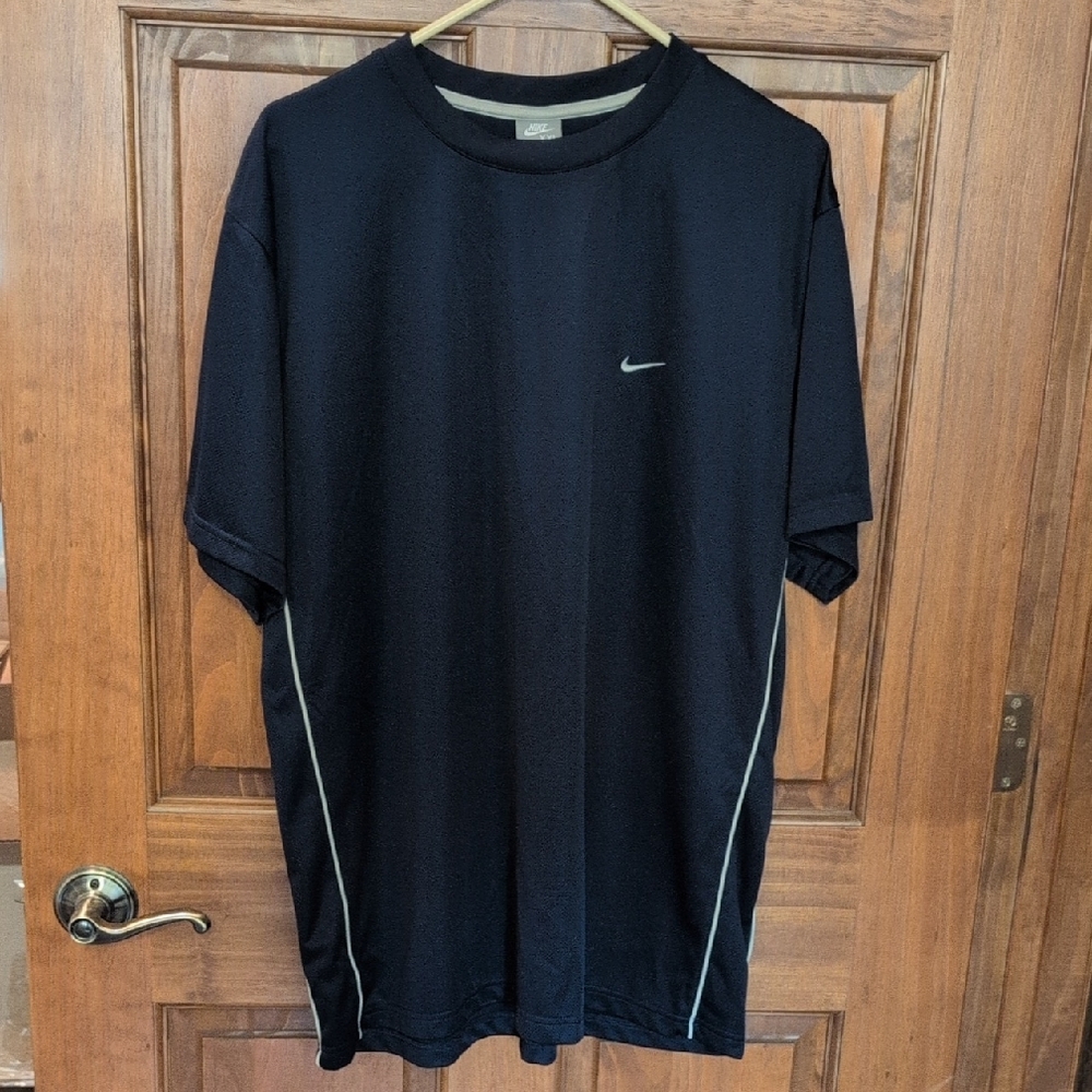 Nike Navy Blue Athletic Top Fitted sz XXL
